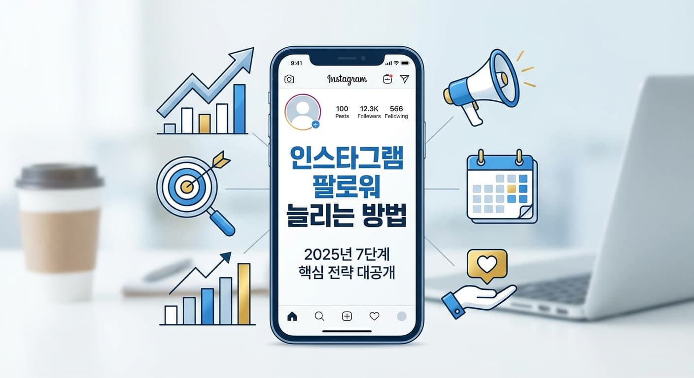 인스타그램 팔로워 늘리는 방법 - 2025년 7단계 핵심 전략 대공개
