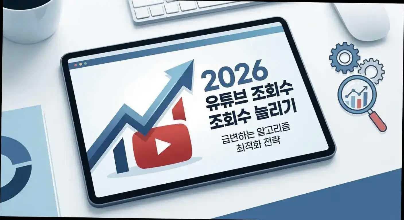 2026 유튜브 조회수 늘리기, 급변하는 알고리즘 최적화 전략